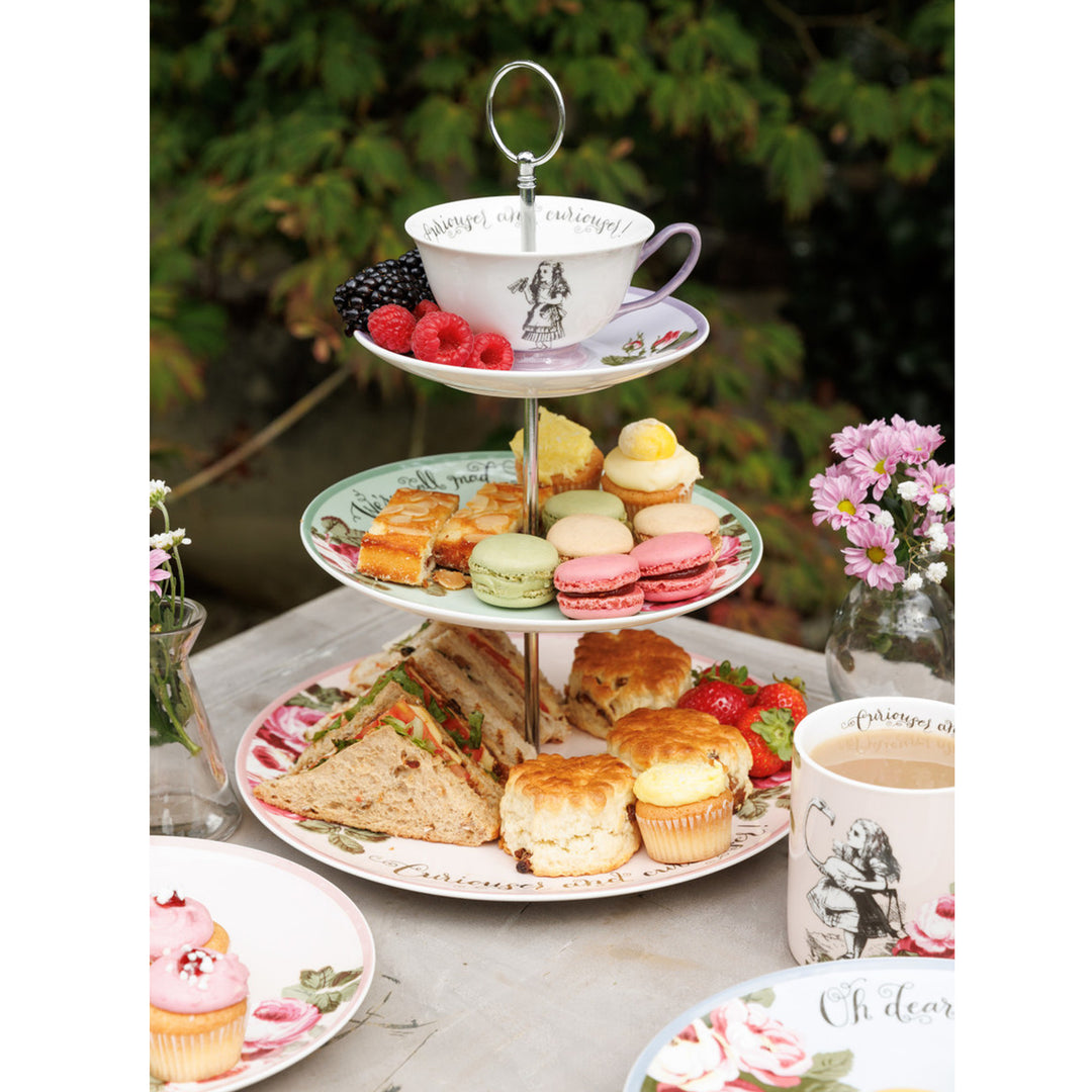 Mikasa x V&A Alice In Wonderland Three-Tier Cake Stand