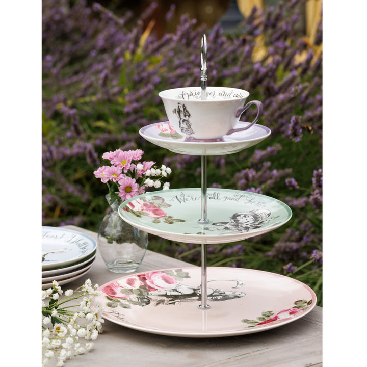 Mikasa x V&A Alice In Wonderland Three-Tier Cake Stand