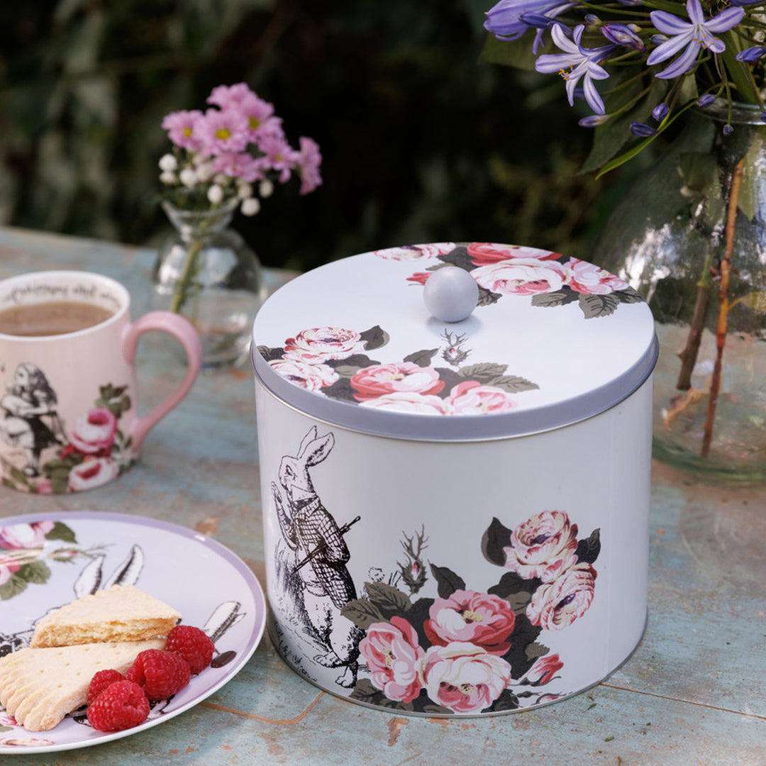 Mikasa x V&A Alice In Wonderland Biscuit Tin