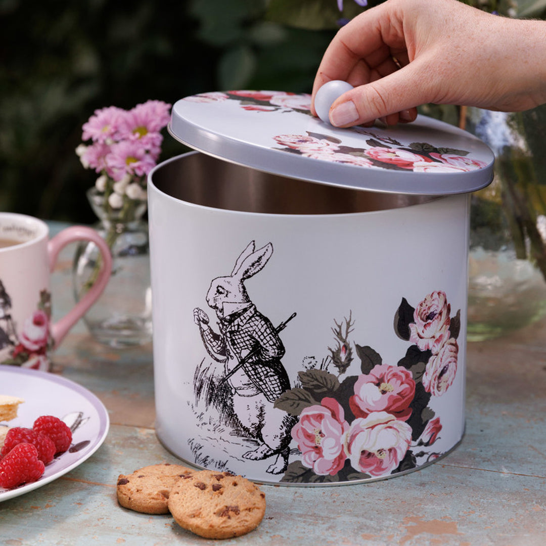 Mikasa x V&A Alice In Wonderland Biscuit Tin