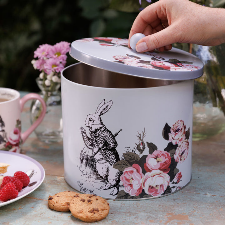Mikasa x V&A Alice In Wonderland Biscuit Tin