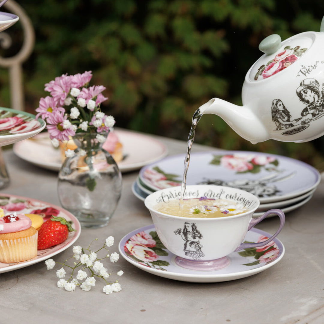 Mikasa x V&A Alice In Wonderland Tea Cup & Saucer