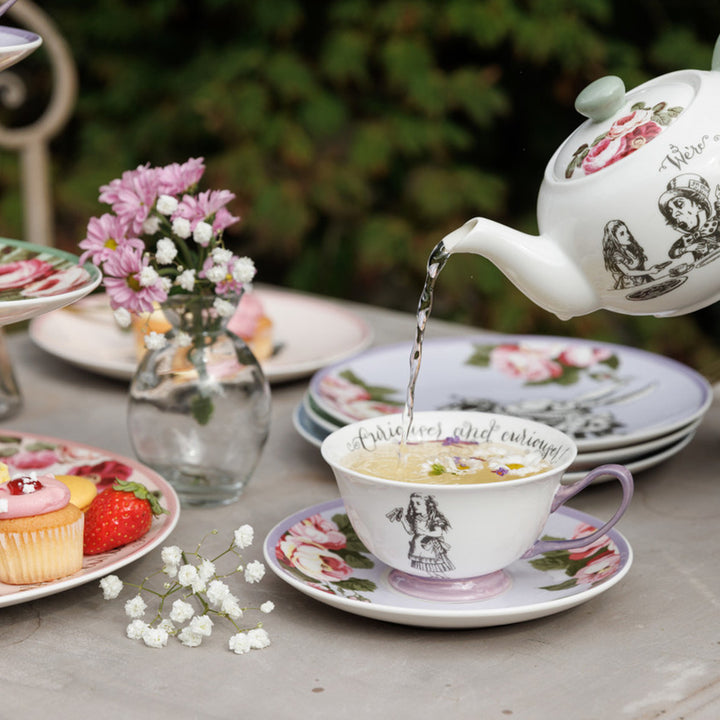 Mikasa x V&A Alice In Wonderland Tea Cup & Saucer
