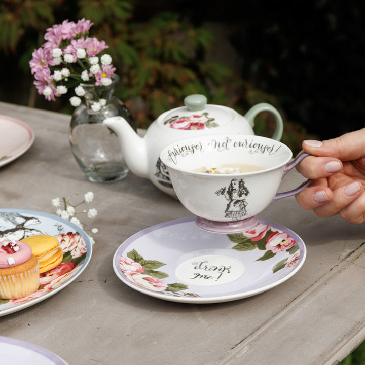 Mikasa x V&A Alice In Wonderland Tea Cup & Saucer
