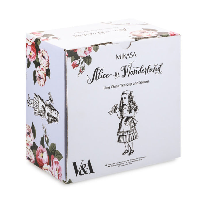 Mikasa x V&A Alice In Wonderland Tea Cup & Saucer