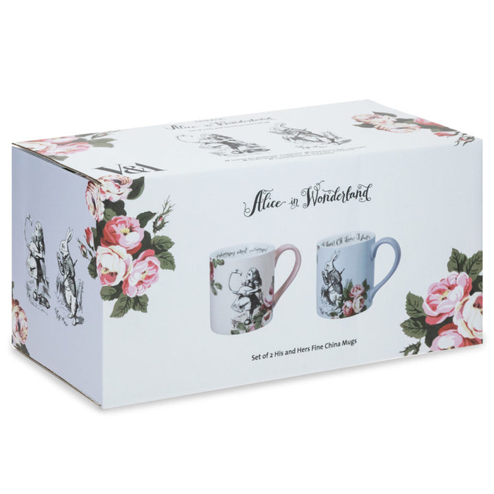 Mikasa x V&A Alice In Wonderland His & Hers Mugs