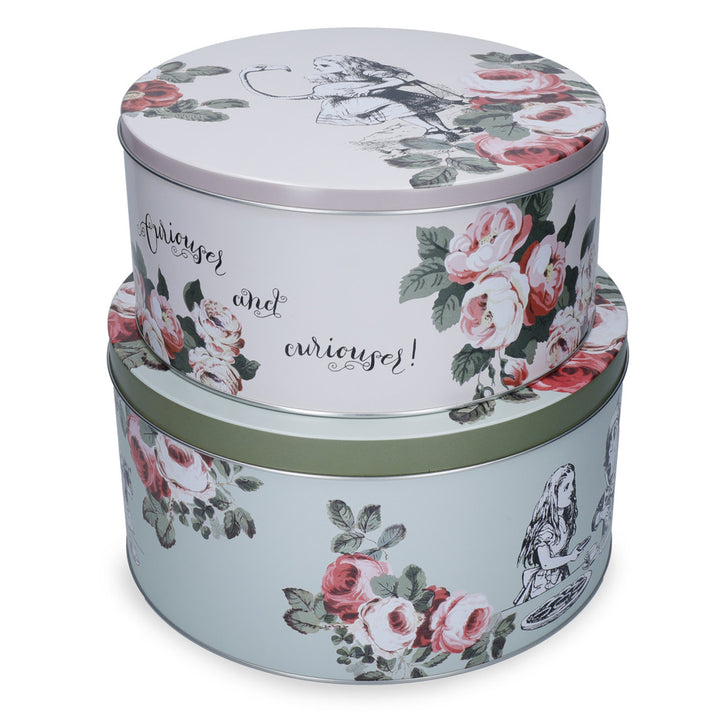 Mikasa x V&A Alice In Wonderland Cake Tins - Set of 2