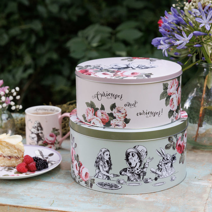 Mikasa x V&A Alice In Wonderland Cake Tins - Set of 2