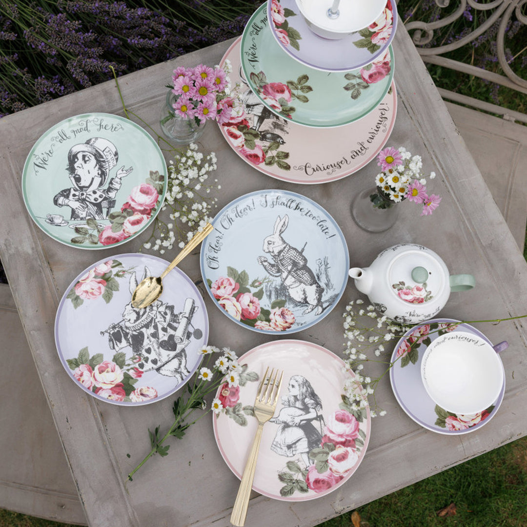 Mikasa x V&A Alice In Wonderland Side Plates - Set of 4