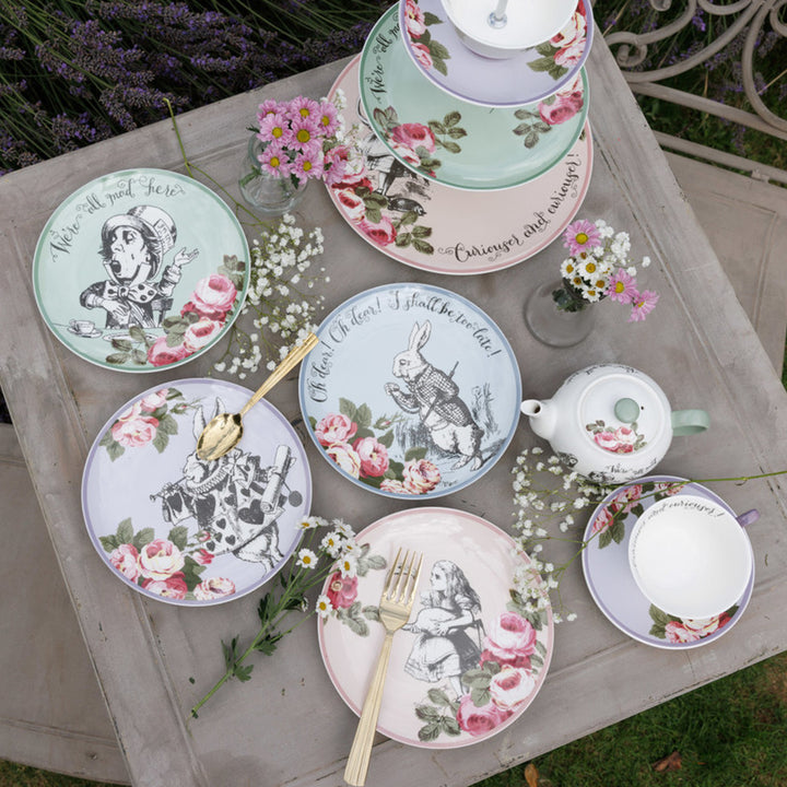 Mikasa x V&A Alice In Wonderland Side Plates - Set of 4