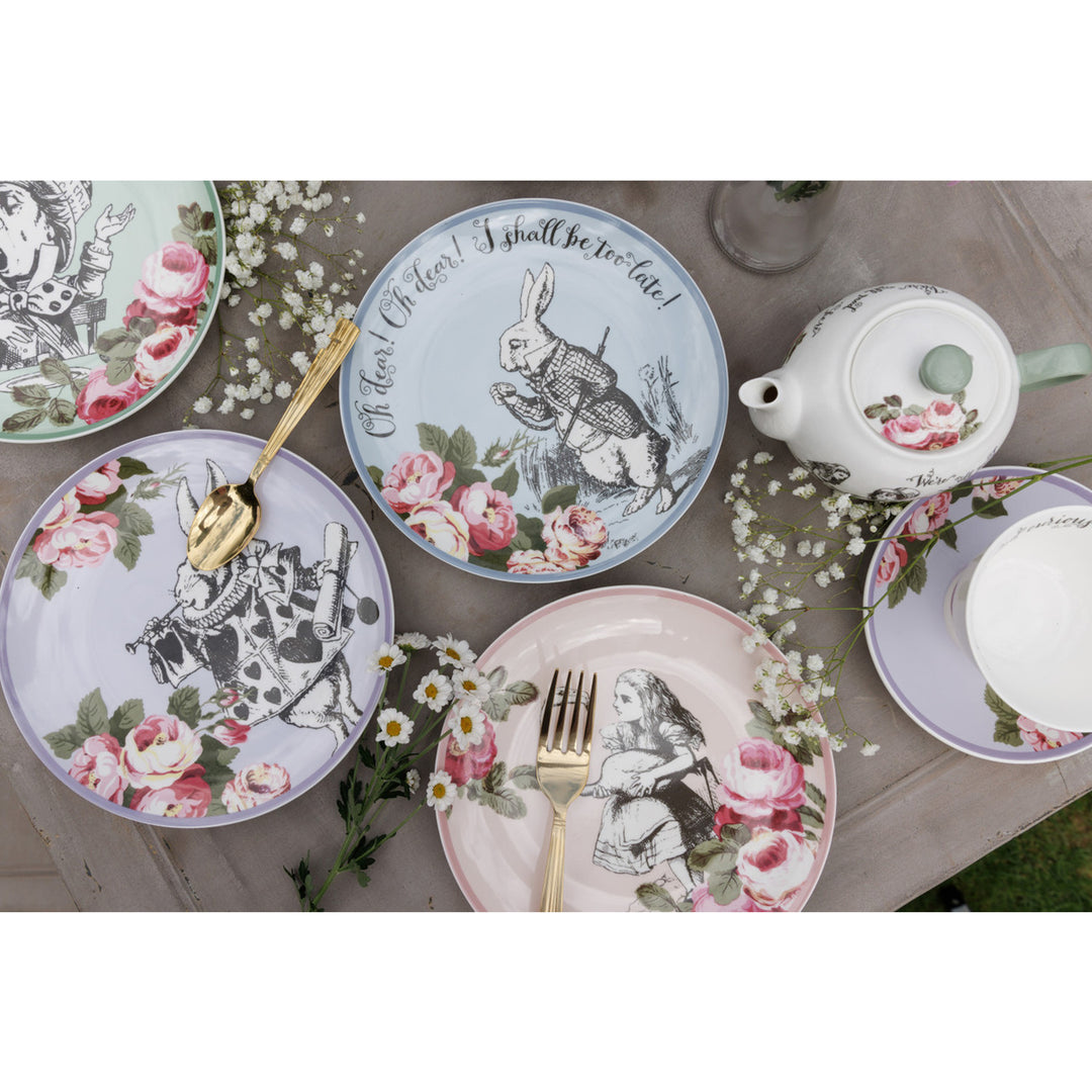 Mikasa x V&A Alice In Wonderland Side Plates - Set of 4