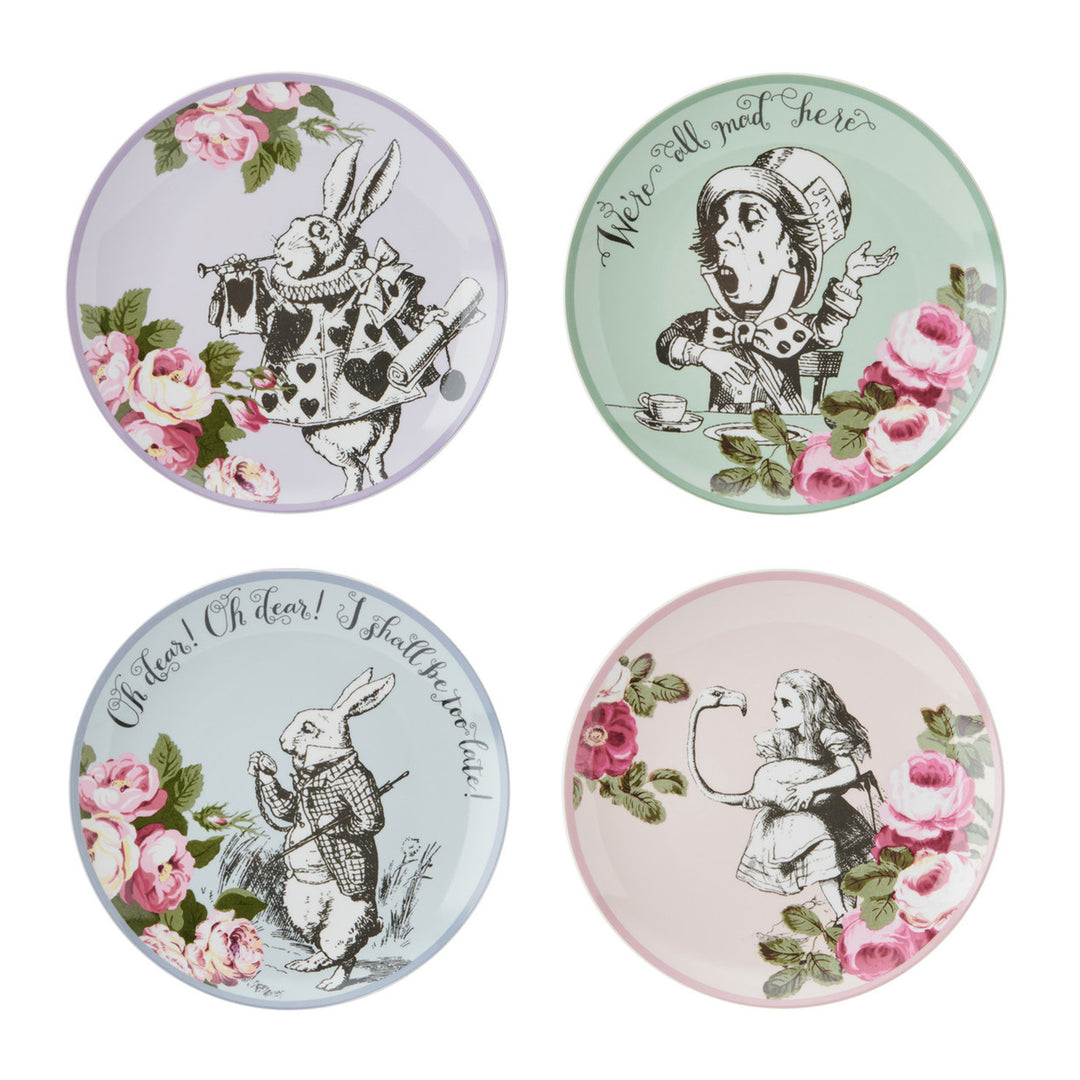 Mikasa x V&A Alice In Wonderland Side Plates - Set of 4