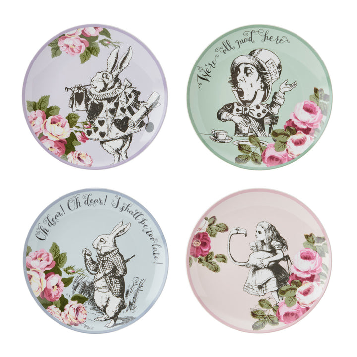 Mikasa x V&A Alice In Wonderland Side Plates - Set of 4