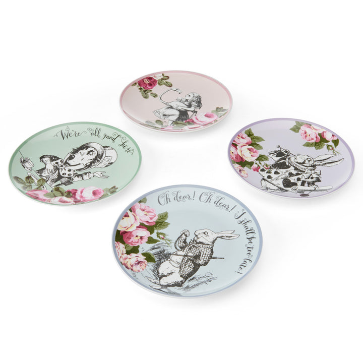 Mikasa x V&A Alice In Wonderland Side Plates - Set of 4