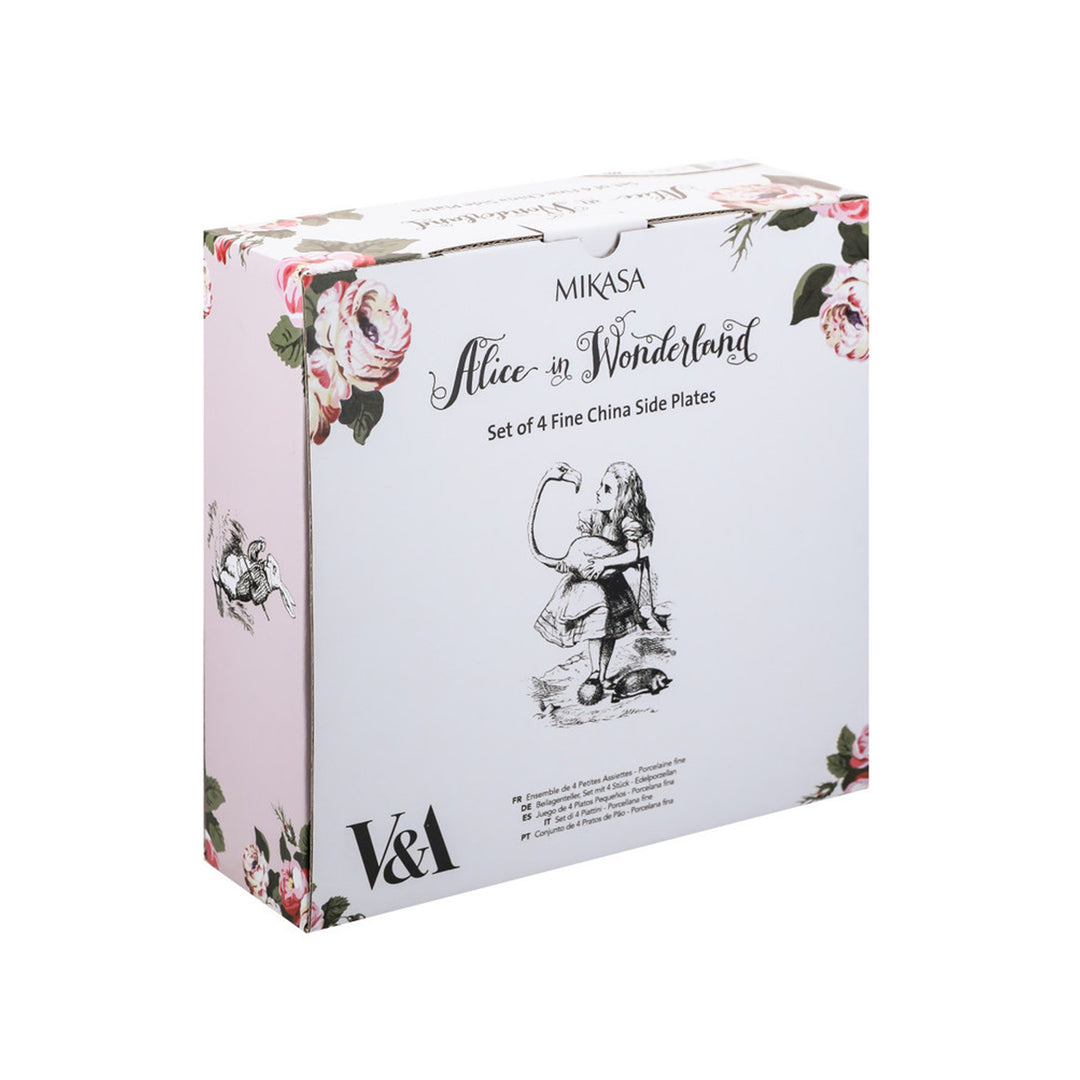 Mikasa x V&A Alice In Wonderland Side Plates - Set of 4