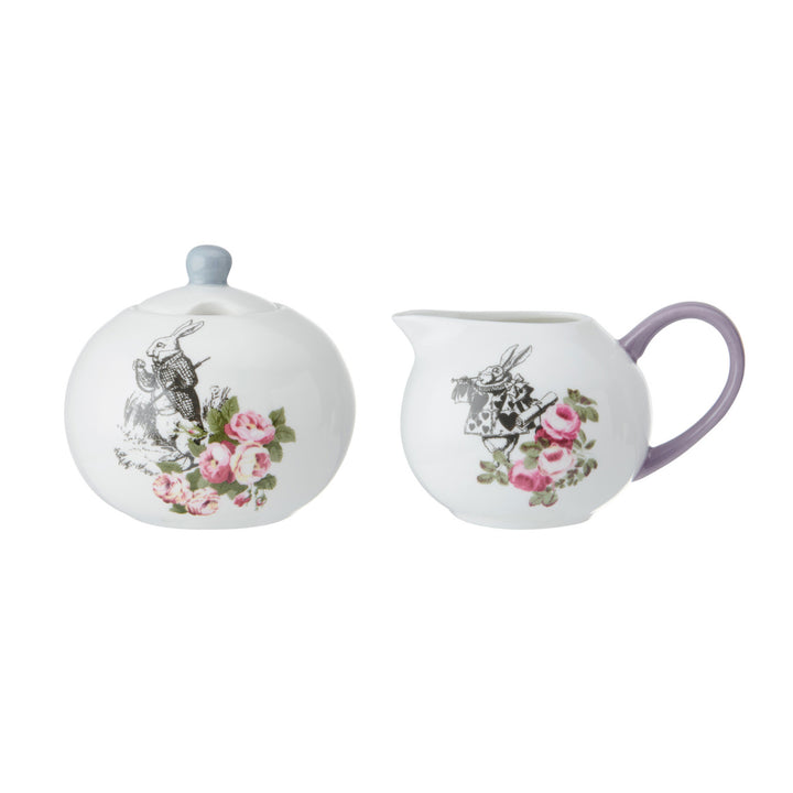 Mikasa x V&A Alice In Wonderland Sugar Bowl & Creamer Set