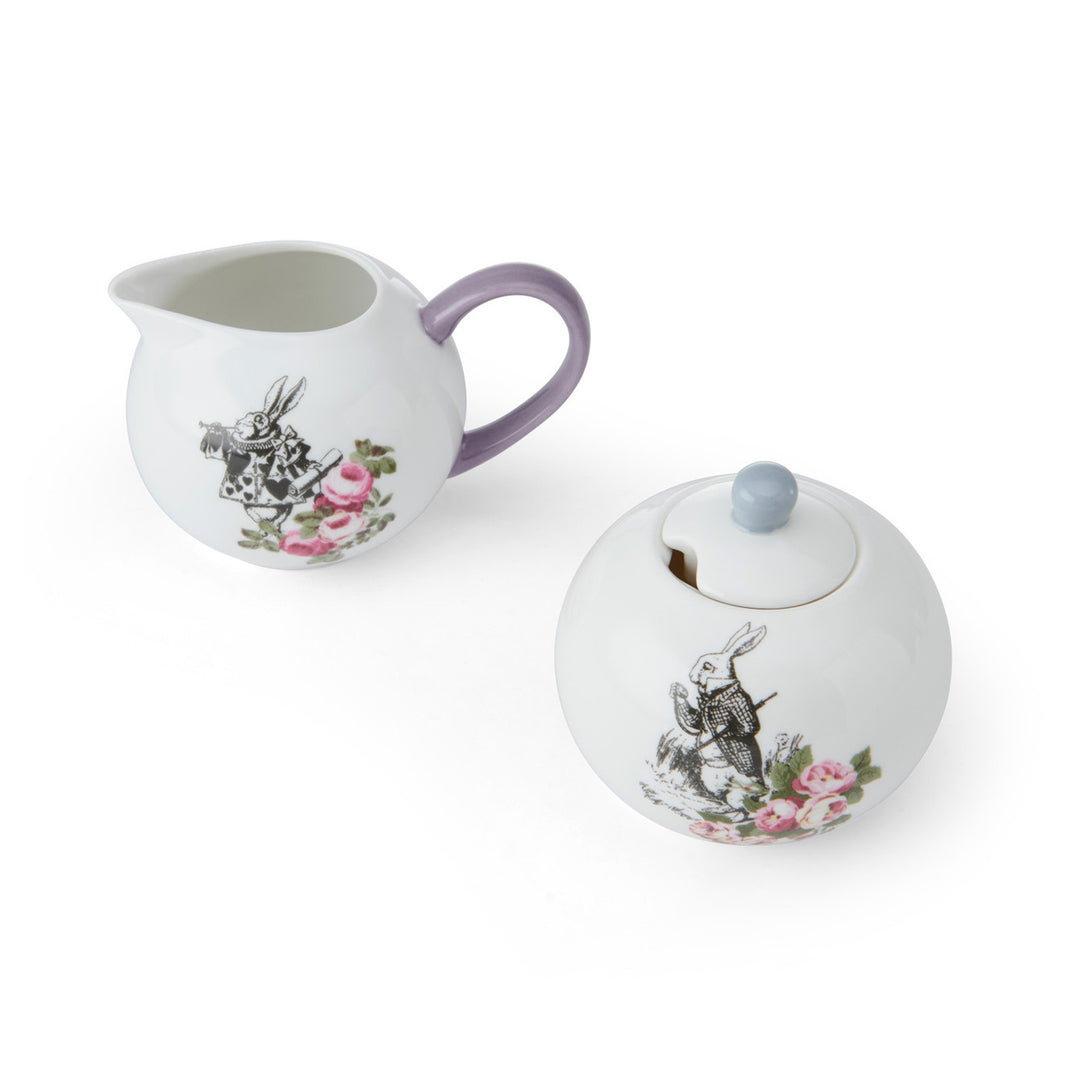 Mikasa x V&A Alice In Wonderland Sugar Bowl & Creamer Set