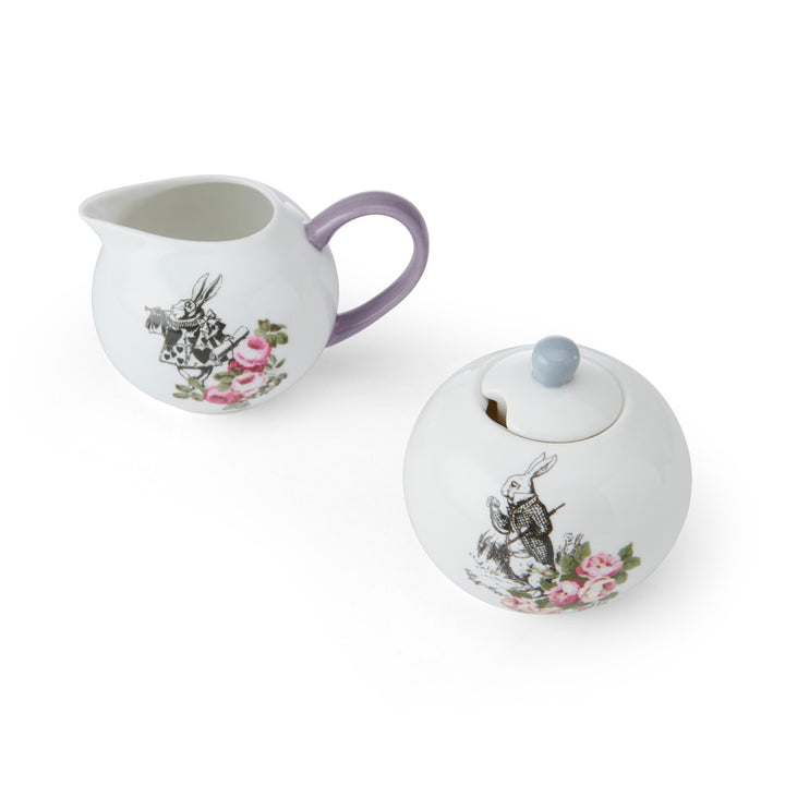 Mikasa x V&A Alice In Wonderland Sugar Bowl & Creamer Set