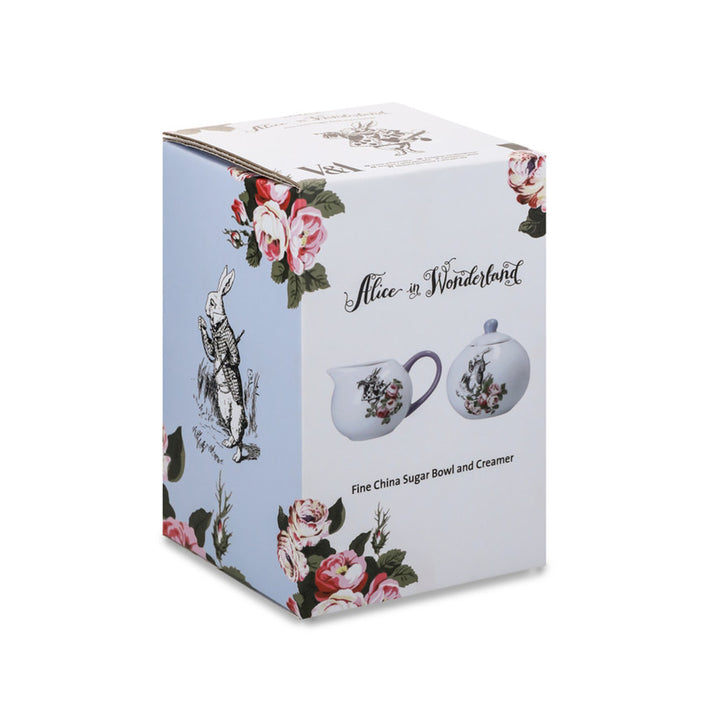Mikasa x V&A Alice In Wonderland Sugar Bowl & Creamer Set