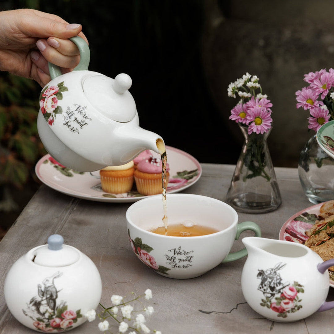 Mikasa x V&A Alice In Wonderland 'Tea For One' Teapot & Cup