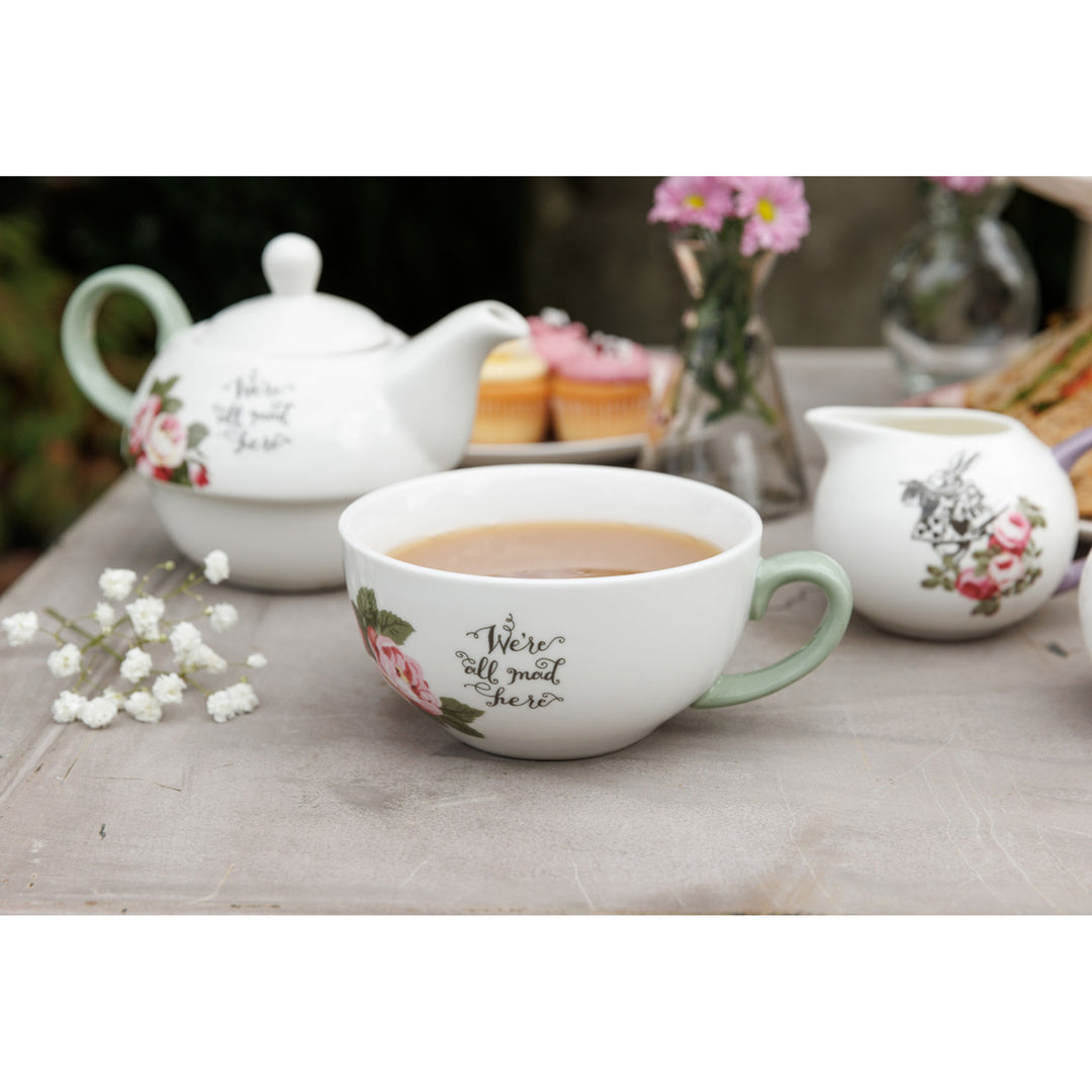 Mikasa x V&A Alice In Wonderland 'Tea For One' Teapot & Cup
