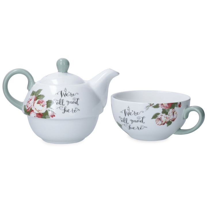 Mikasa x V&A Alice In Wonderland 'Tea For One' Teapot & Cup