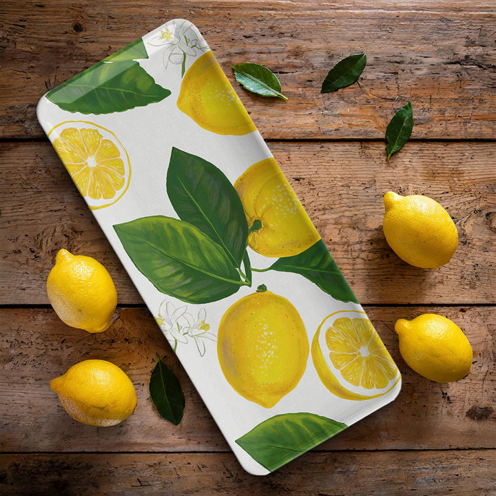 Lemon Fresh Melamine Appetiser Serving Tray