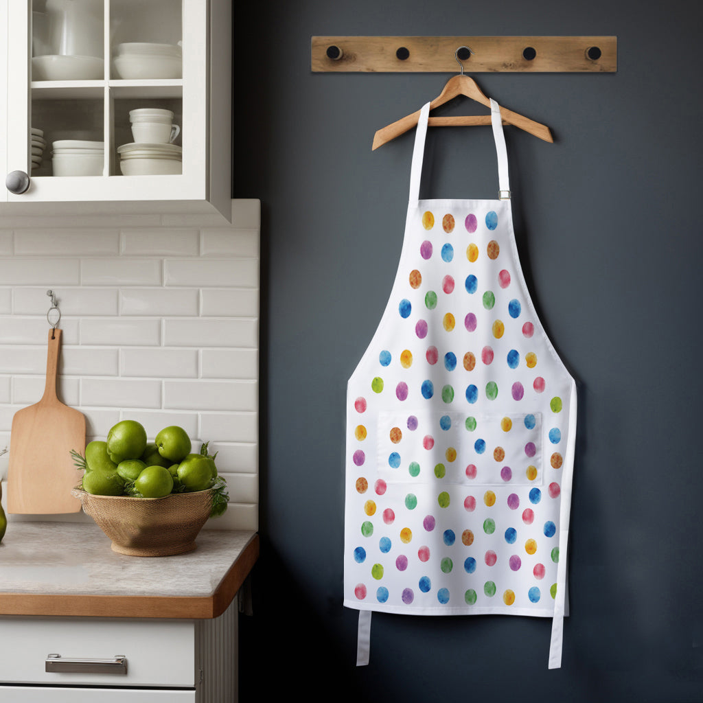 Purely Home Multicoloured Polka Dots Apron