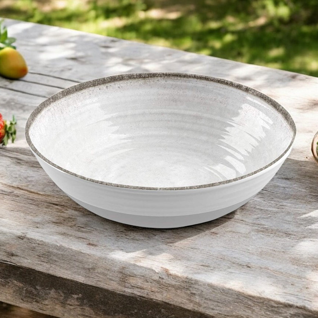 Artisan Pearl Melamine Salad Bowl