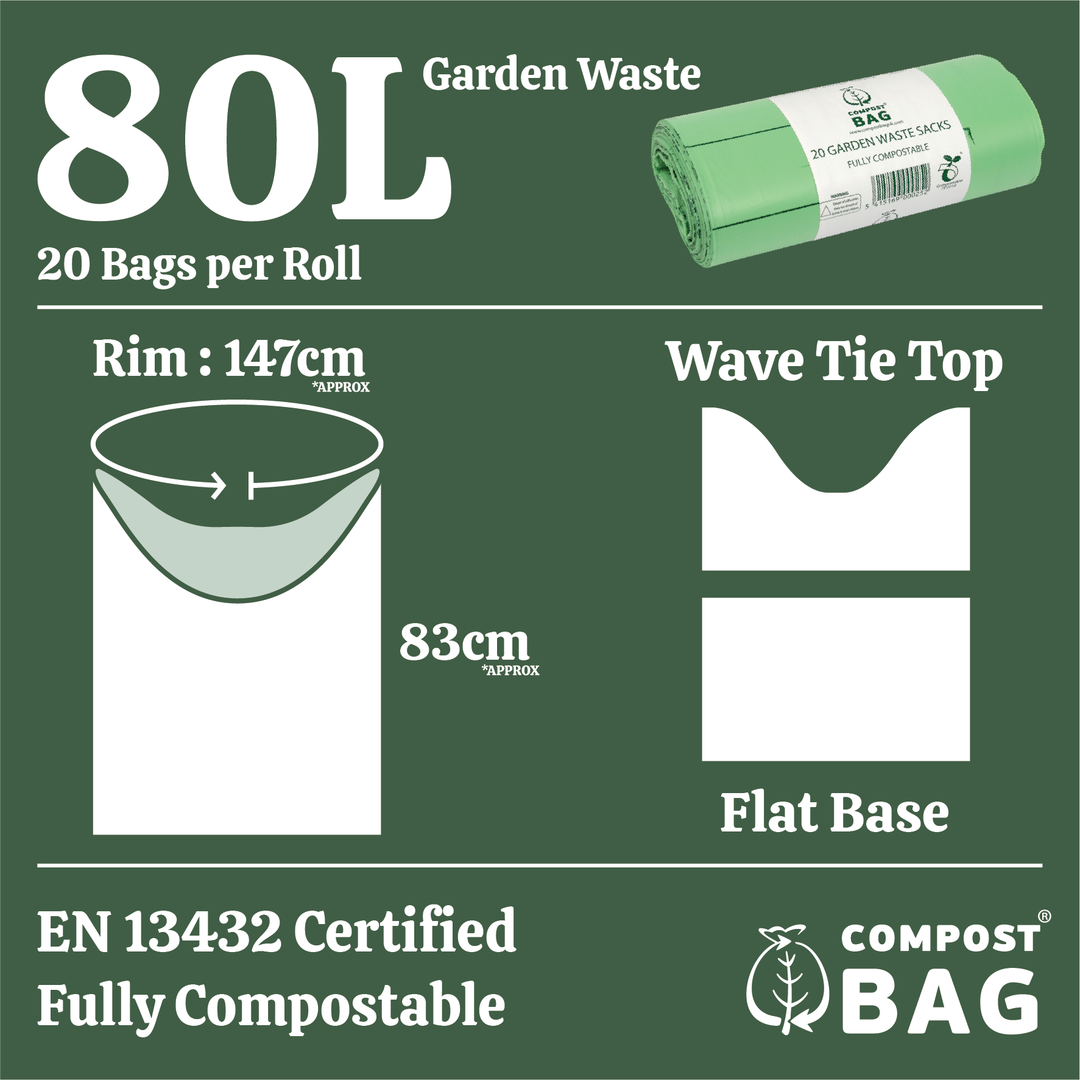 Compost Bag Compostable Garden Waste Sacks