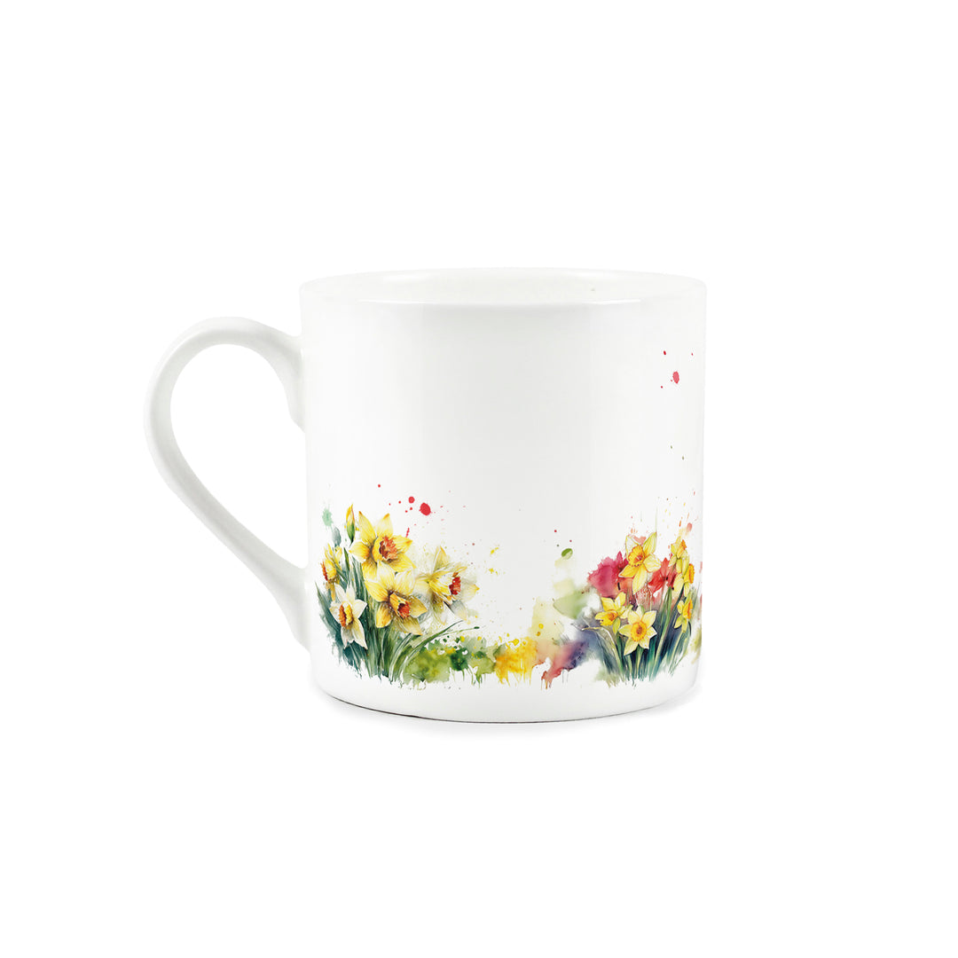Purely Home Floral Welsh Dragon Bone China Mug