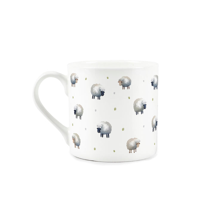Purely Home Spring Sheep Bone China Mugs