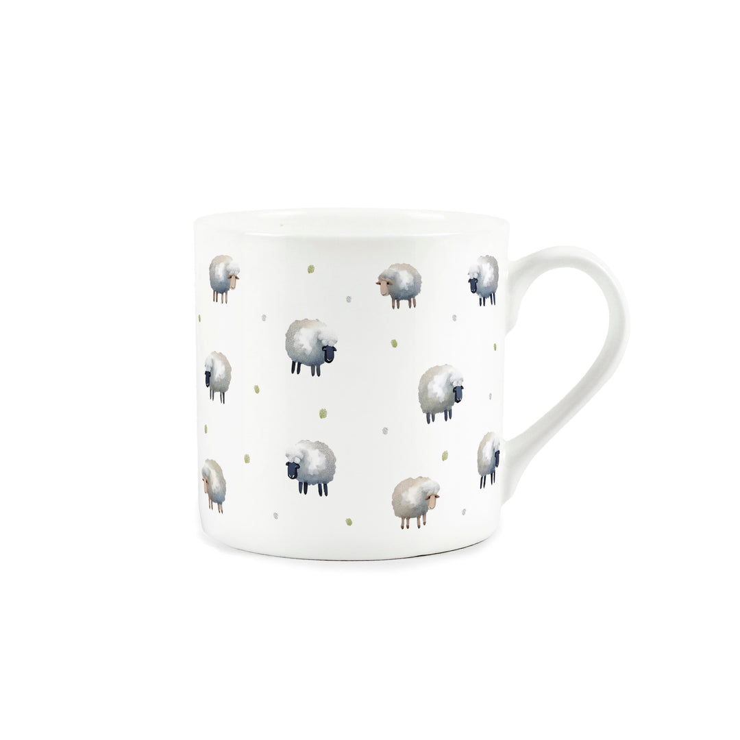 Purely Home Spring Sheep Bone China Mugs