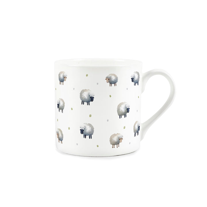 Purely Home Spring Sheep Bone China Mugs