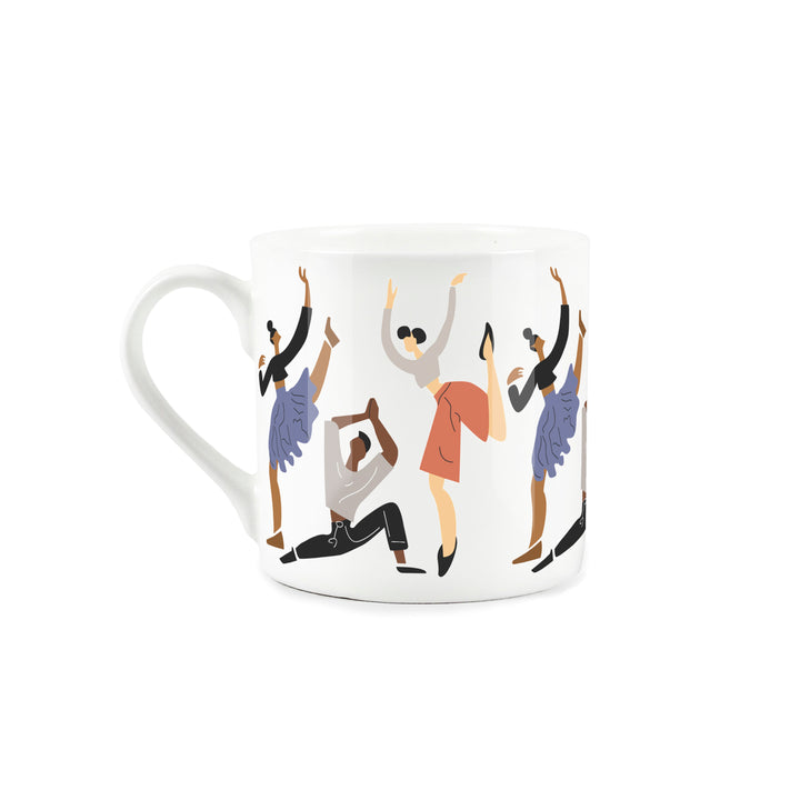 Purely Home Contemporary Dancers Bone China Mug