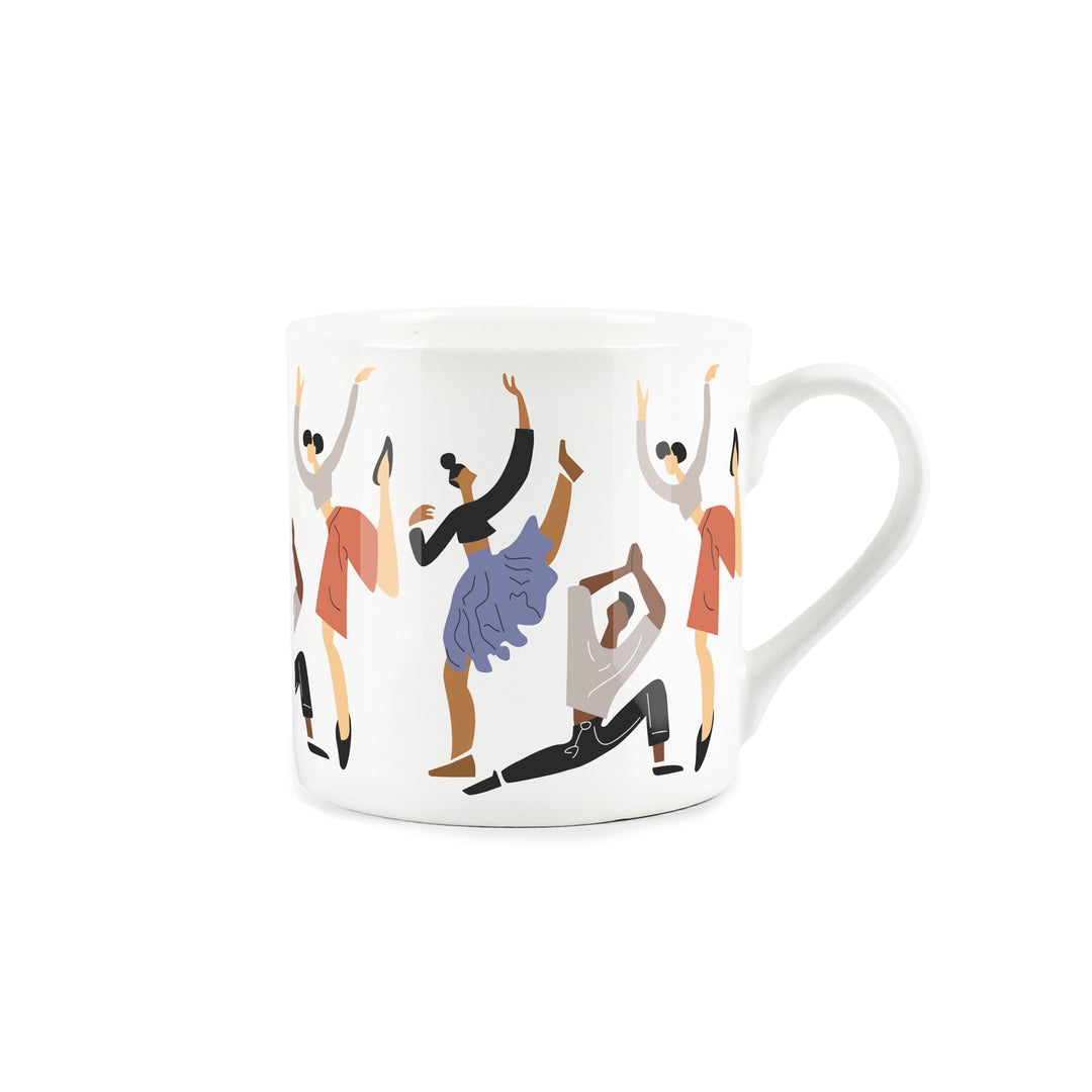 Purely Home Contemporary Dancers Bone China Mug