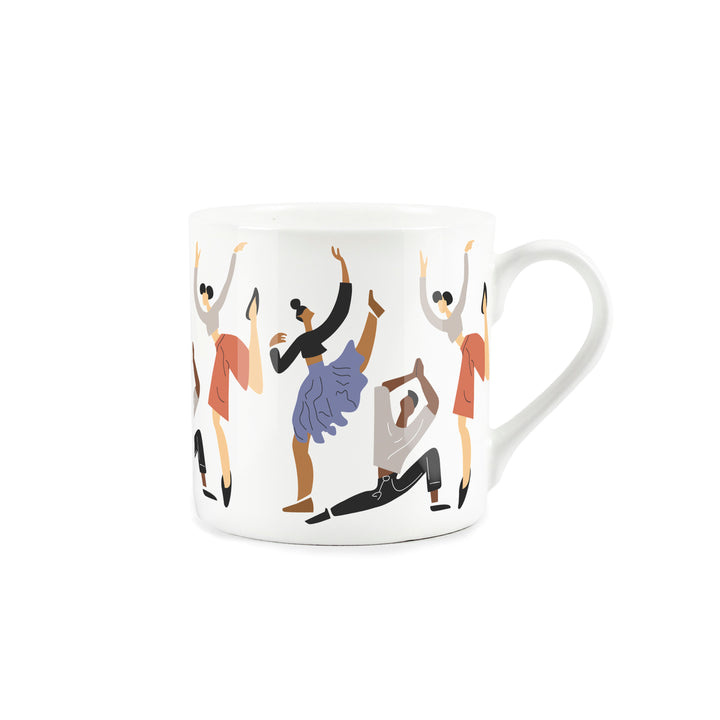 Purely Home Contemporary Dancers Bone China Mug