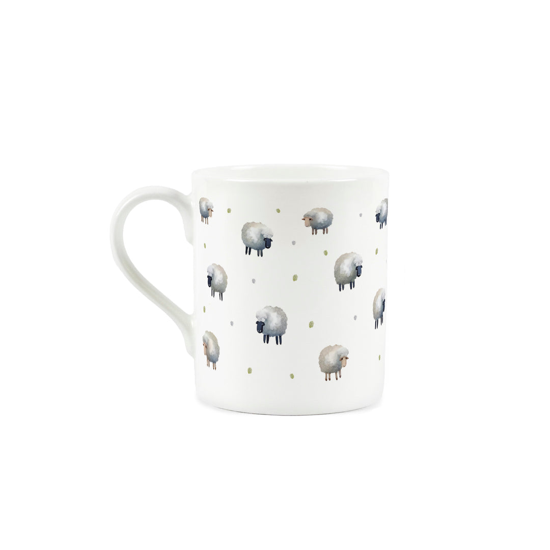 Purely Home Spring Sheep Small Bone China Mug