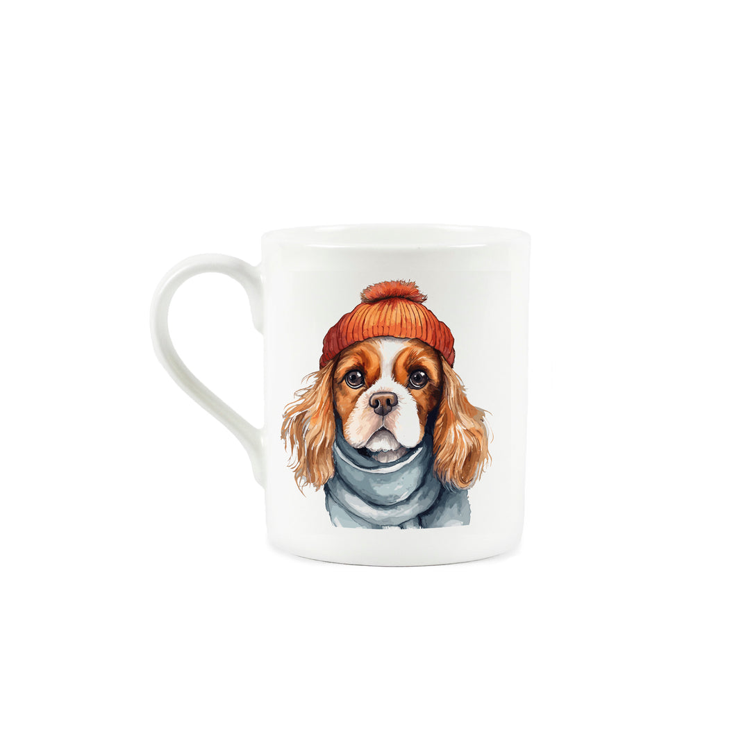 Purely Home King Charles Spaniel Small Bone China Mug