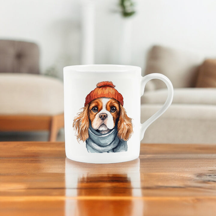 Purely Home King Charles Spaniel Small Bone China Mug