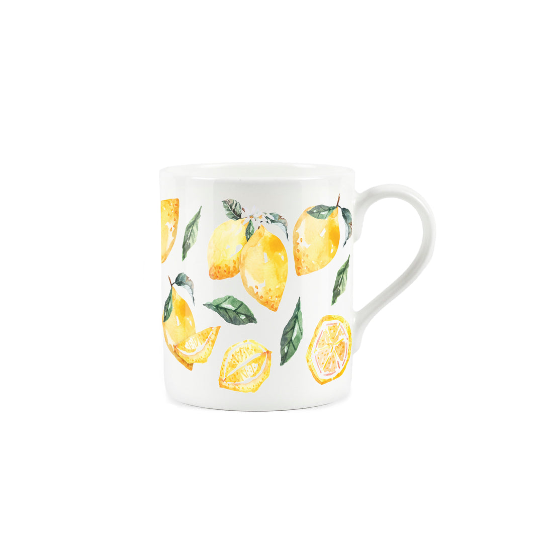 Purely Home Lemons Small Bone China Mug