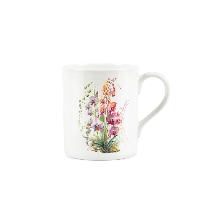 Purely Home Orchids Small Bone China Mug
