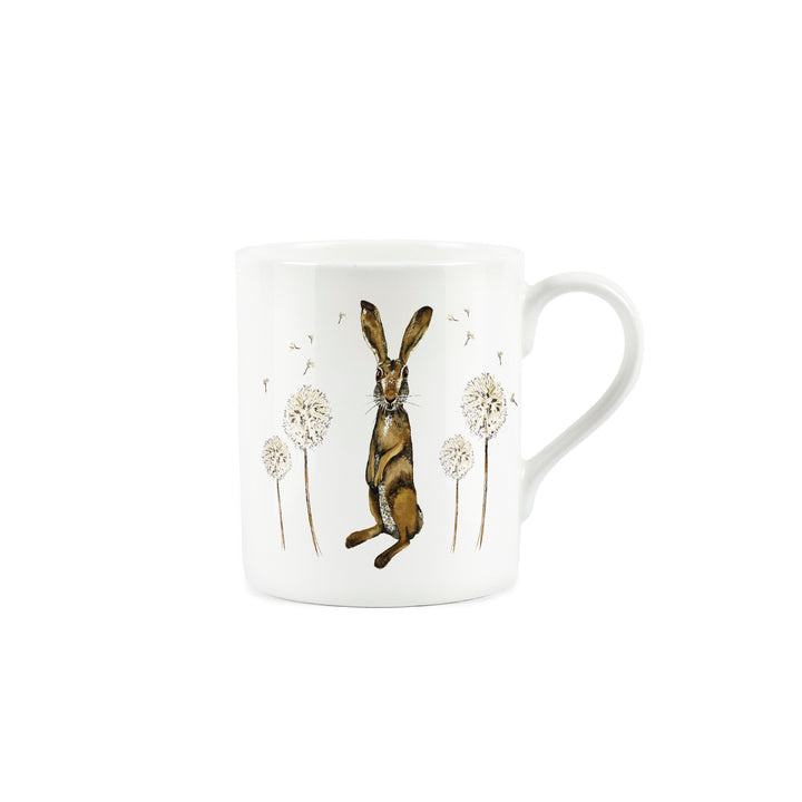 Purely Home Hare & Dandelions Small Bone China Mug