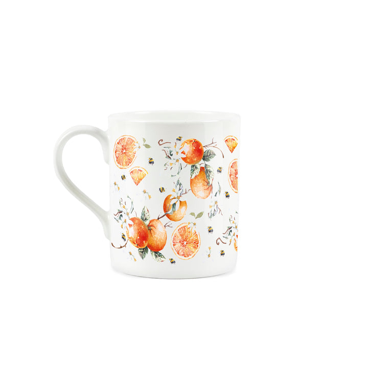 Purely Home Tangerines Small Bone China Mug