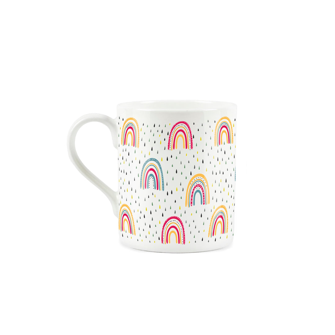 Purely Home Rainbows Small Bone China Mugs