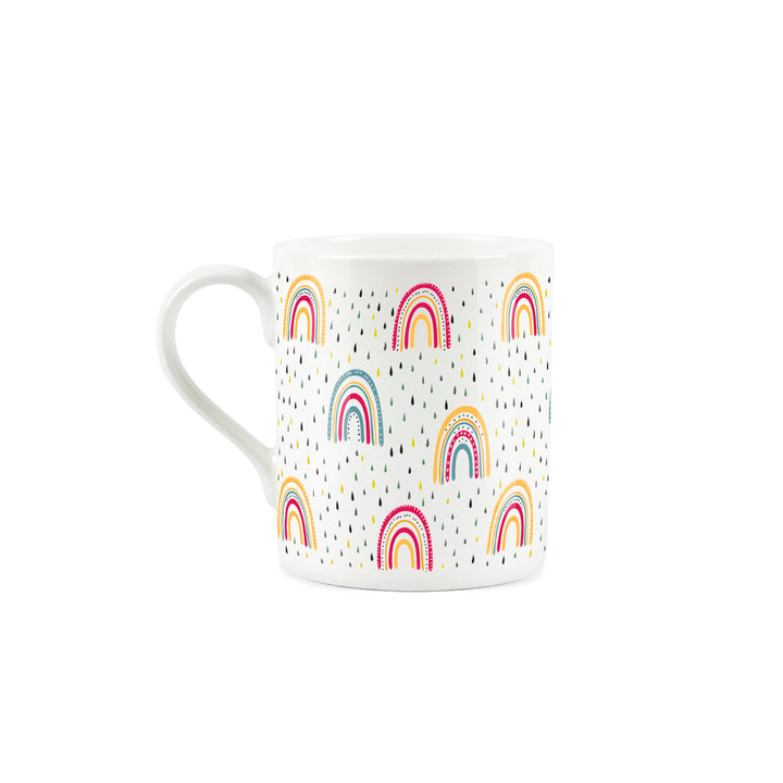 Purely Home Rainbows Small Bone China Mugs