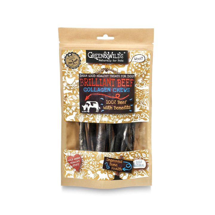 Green & Wilds Eco Dog Treats - Beef Collagen Chews