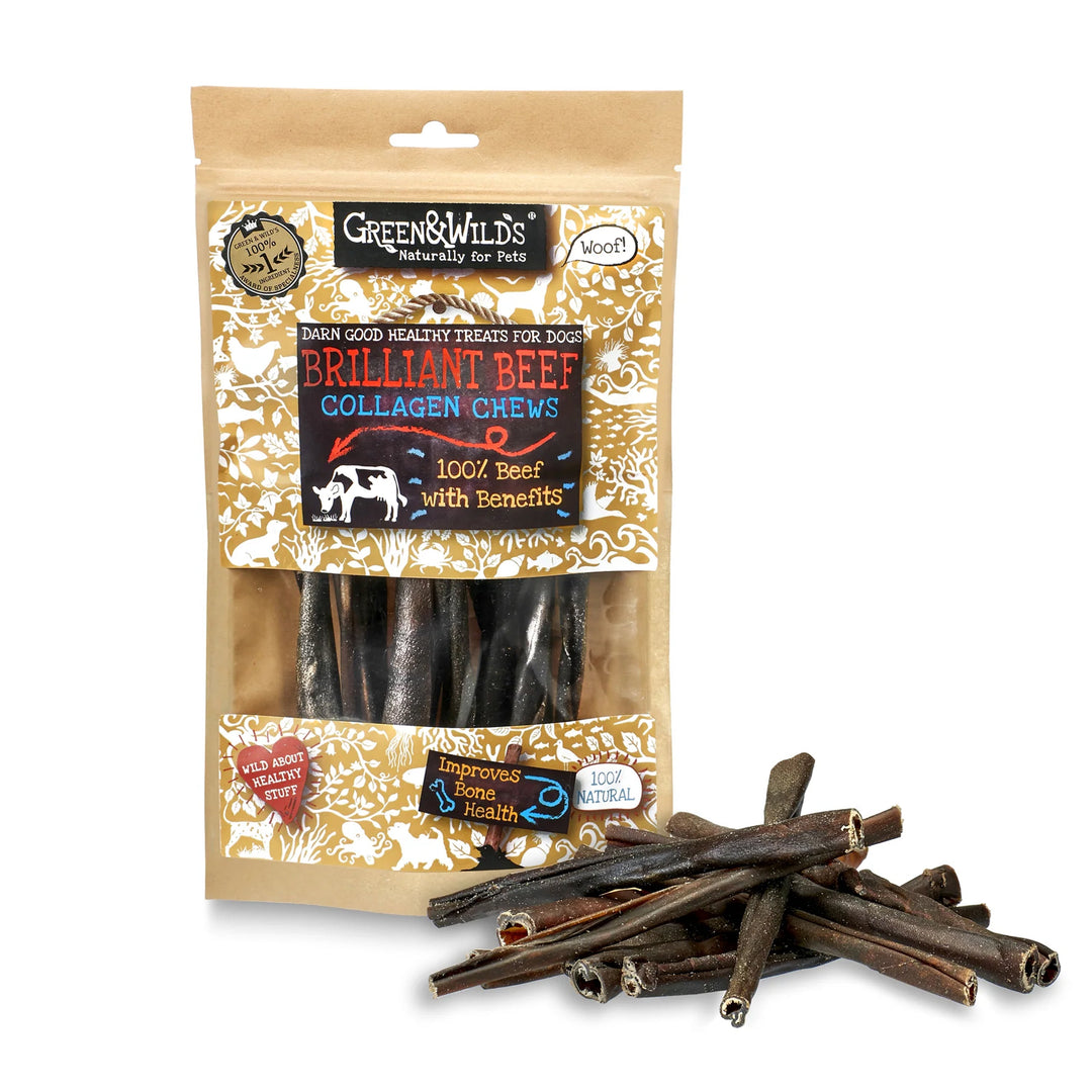 Green & Wilds Eco Dog Treats - Beef Collagen Chews