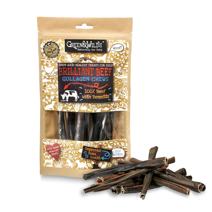 Green & Wilds Eco Dog Treats - Beef Collagen Chews