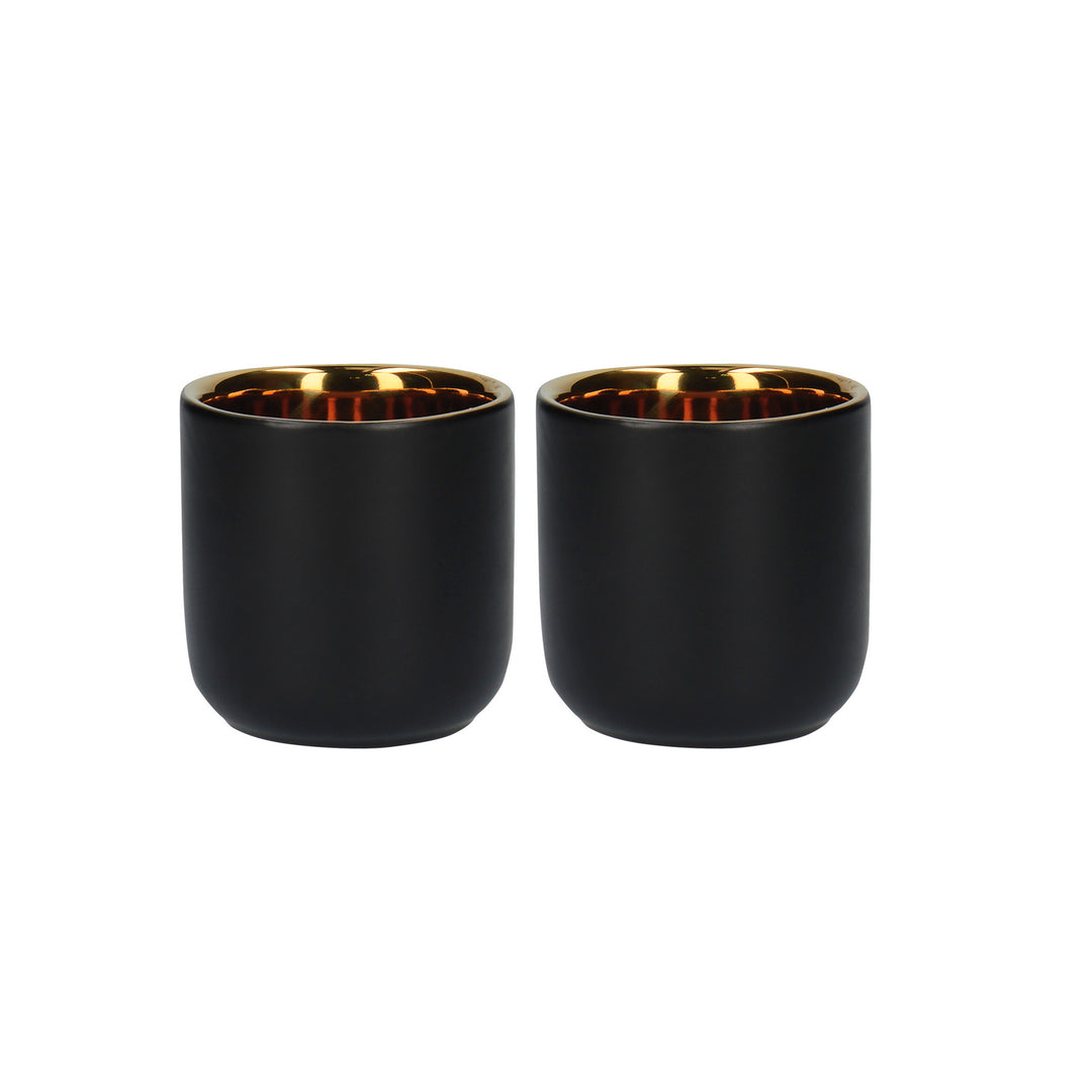 La Cafetiére Black & Gold Espresso Cups